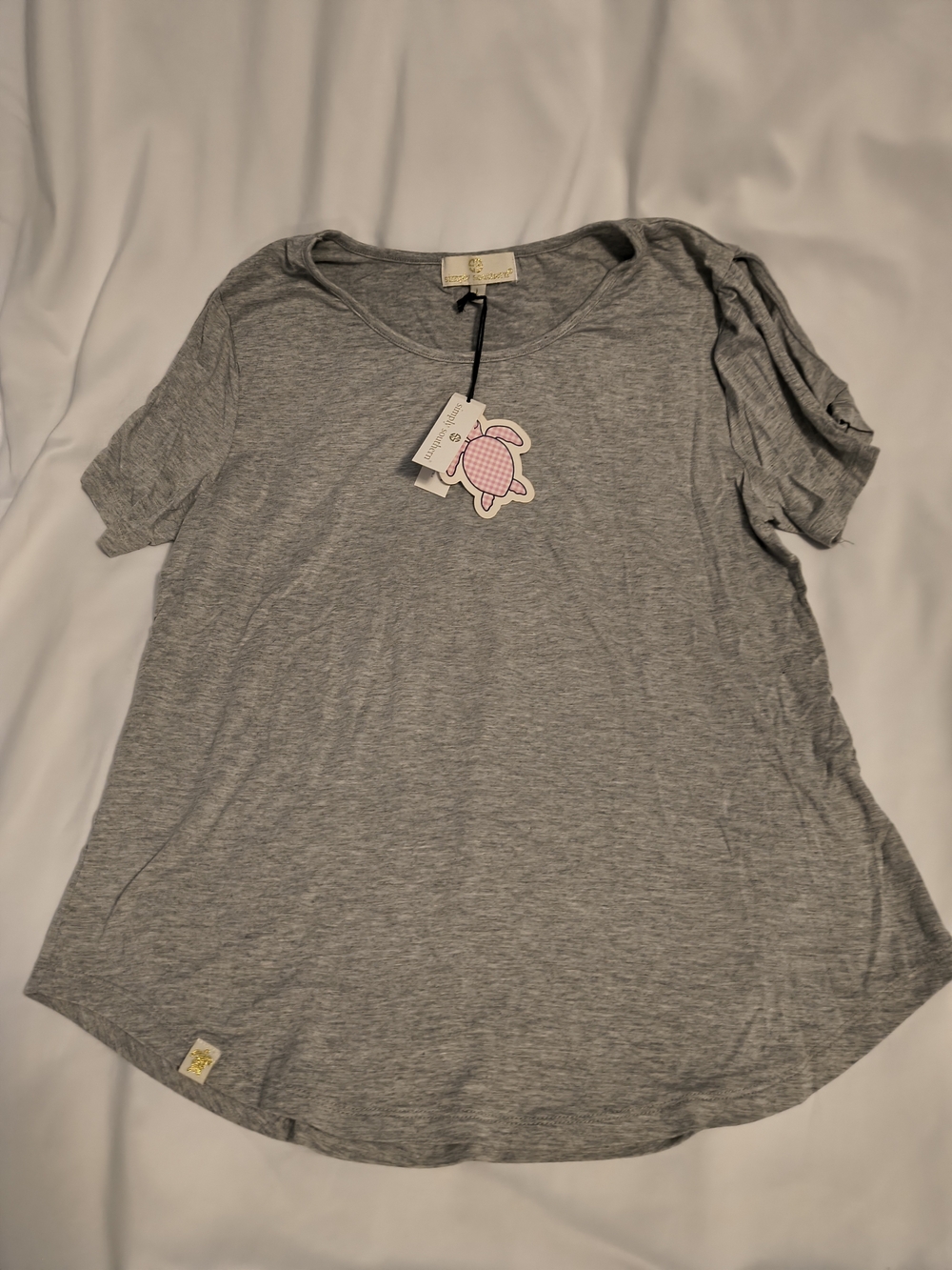 Simply Southern Gray Short Sleeve Tee